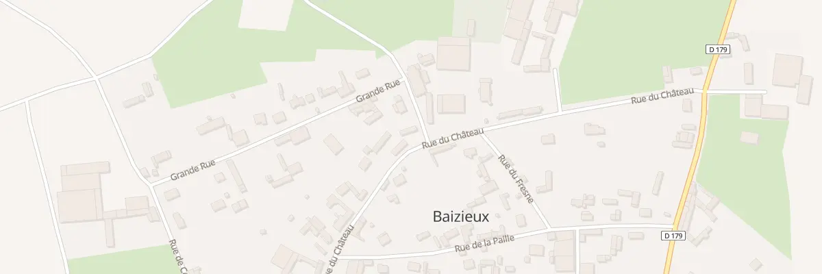 Plan du 15 Rue du Château à Baizieux