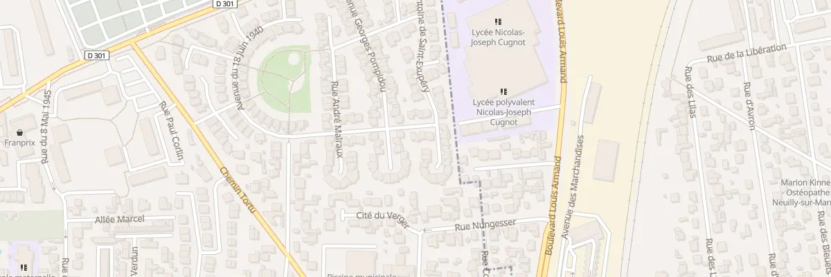 Plan du 5 Rue du 18 Juin 1940 à Neuilly-Plaisance