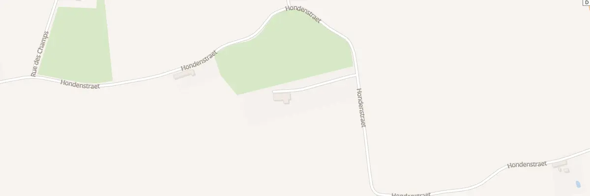 Plan du 583 Hondenstraet à Hondeghem
