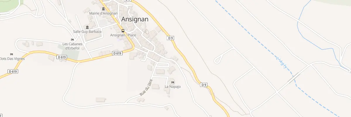 Plan du 1A Le Village à Ansignan