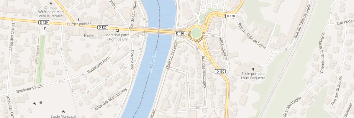 Plan du 5B Quai Louis Ferber à Bry-sur-Marne