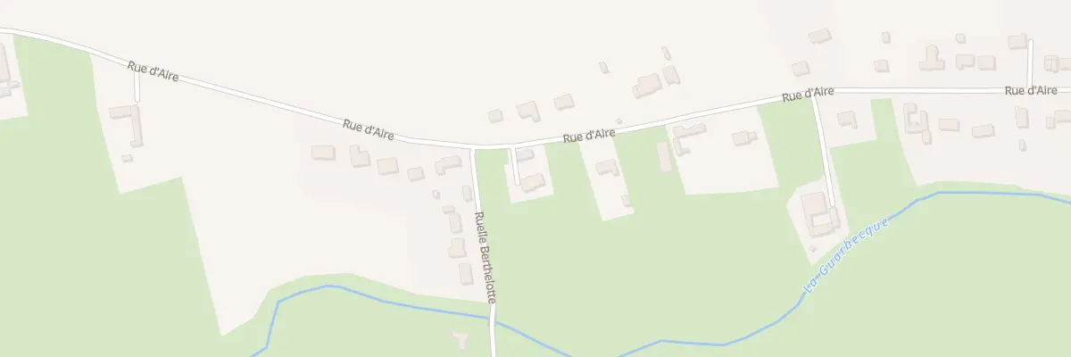 Plan du 2313 Rue d’Aire à Saint-Venant