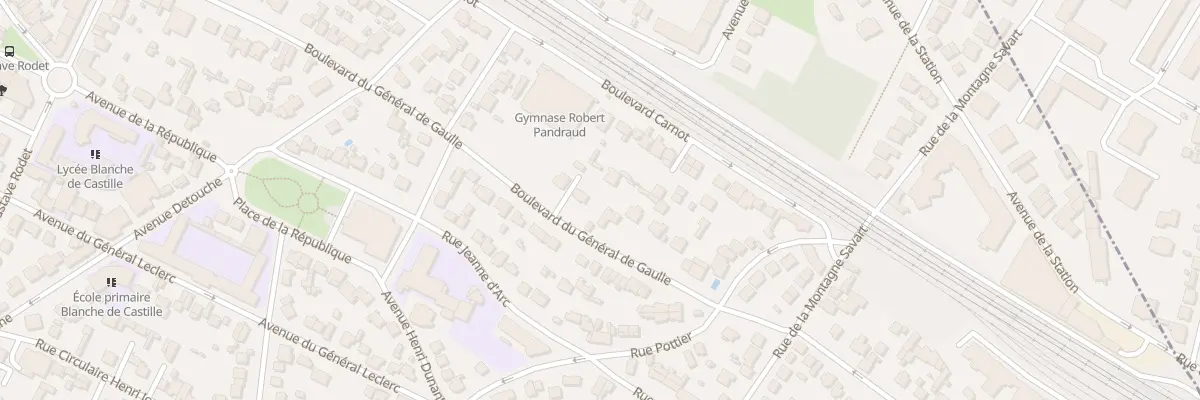 Plan du 67 Bd du Gen de Gaulle à Villemomble