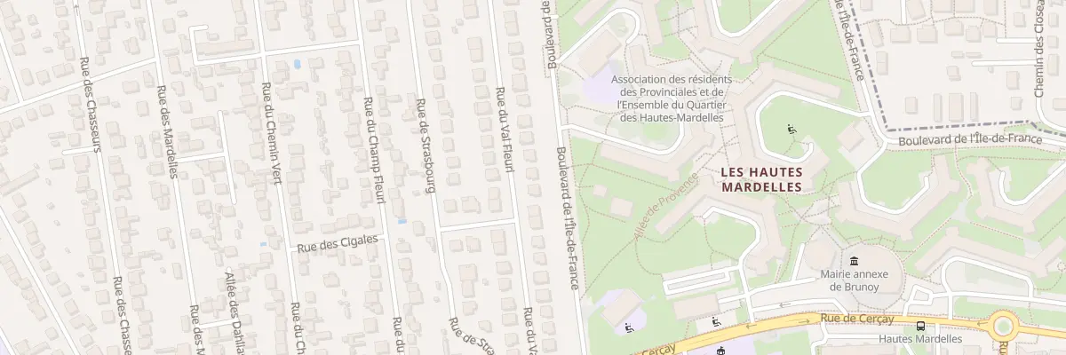 Plan du 24 Rue du Val Fleuri à Brunoy