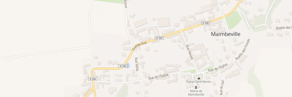 Plan du 10 Gr Grande Rue à Maimbeville