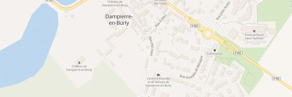 Plan du 24 Rue d’En Haut à Dampierre-en-Burly