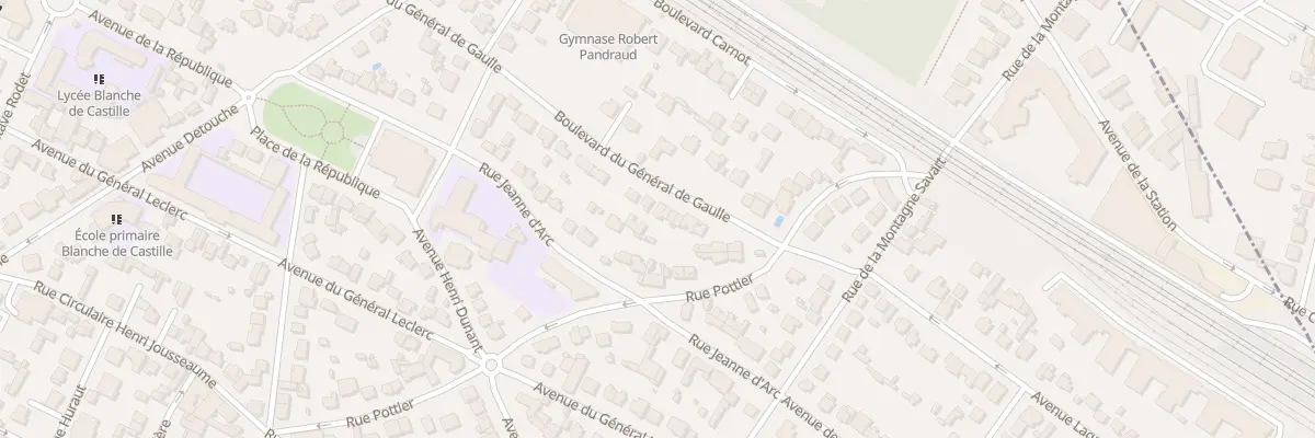 Plan du 66 Bd du Gen de Gaulle à Villemomble