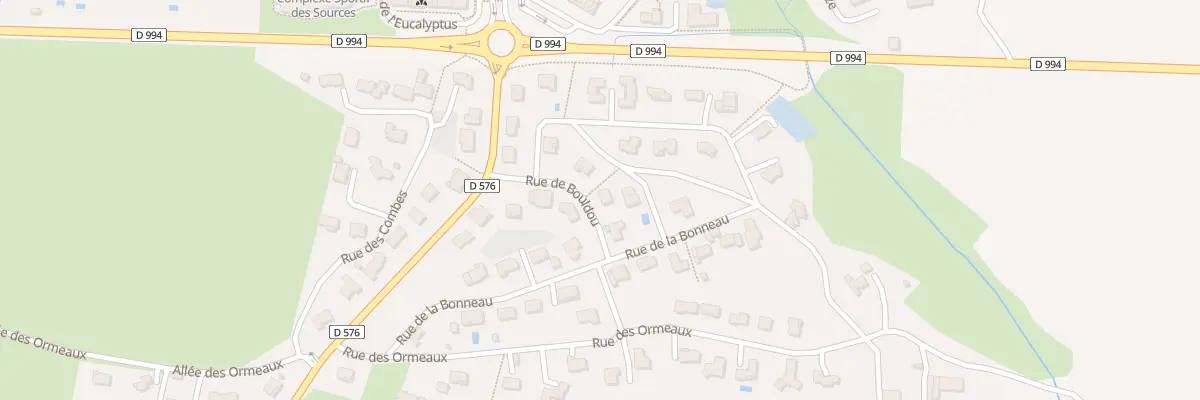 Plan du 1 Rue de Bouldou à Druelle Balsac