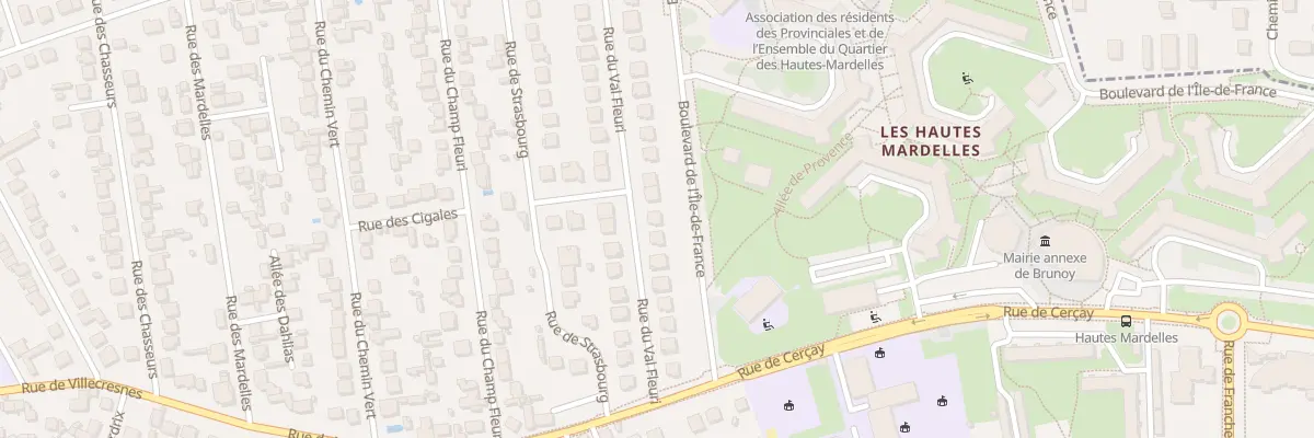 Plan du 16 Rue du Val Fleuri à Brunoy