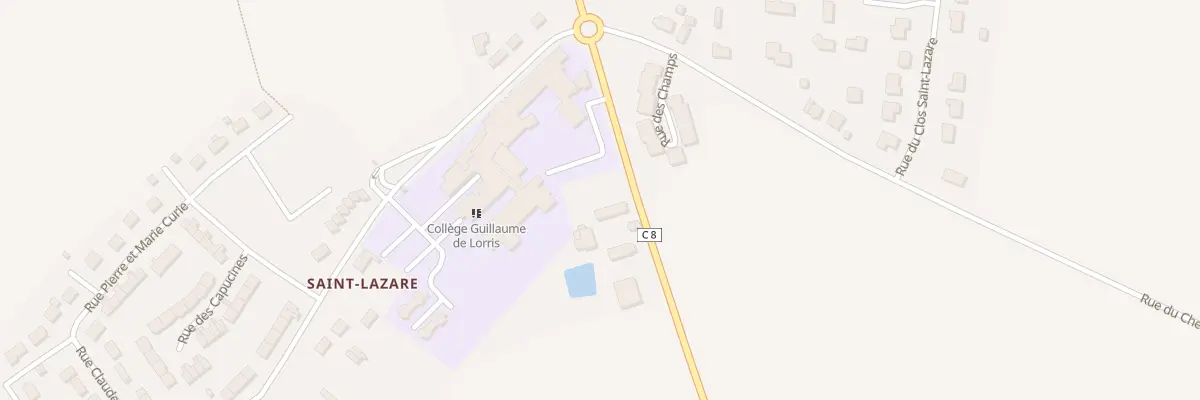 Plan du 5834 Saint Lazare à Lorris