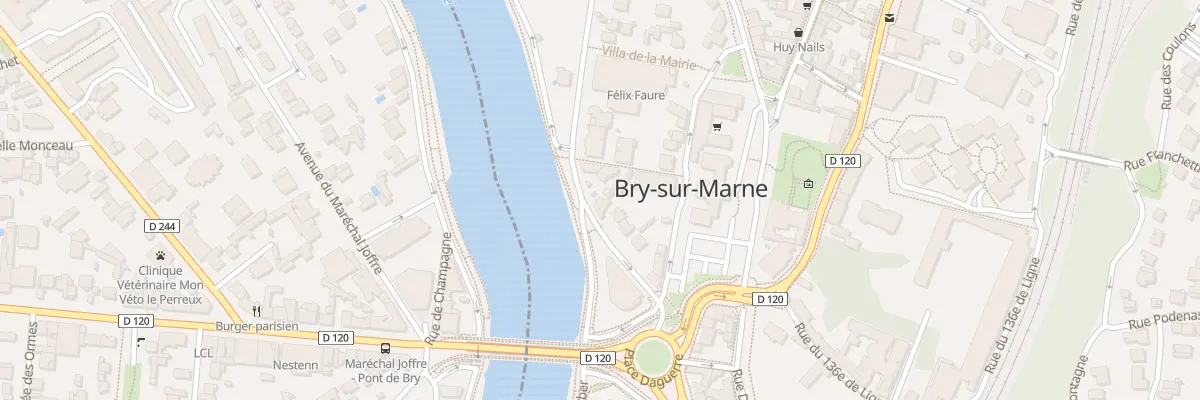 Plan du 6B Av de Rigny à Bry-sur-Marne