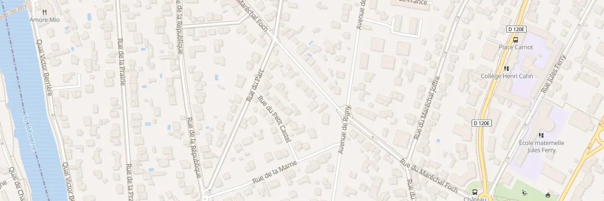 Plan du 39 Rue du Mal Foch à Bry-sur-Marne