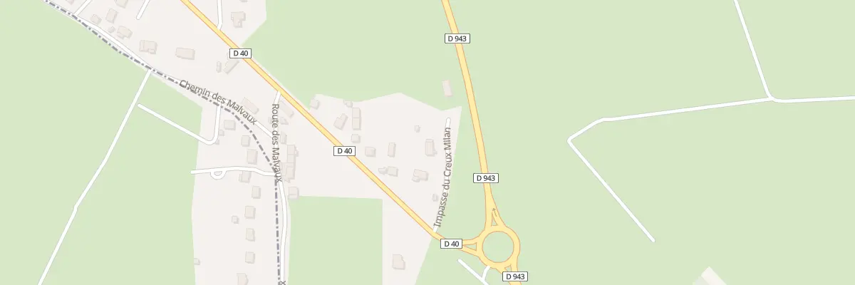 Plan du 3 Imp du Creux Milan à La Chapelaude