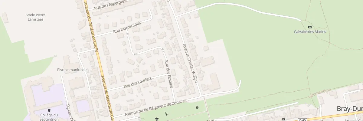 Plan du 103 Av Charles Wallyn à Bray-Dunes