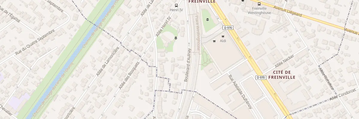 Plan du 28 Bd d’Aulnay à Sevran