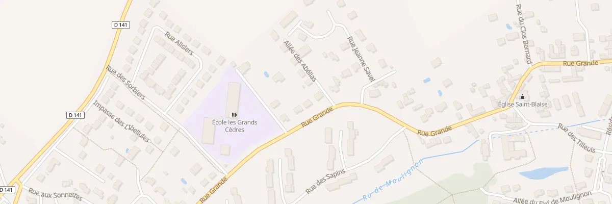 Plan du 916 Rue Grande à Saint-Fargeau-Ponthierry