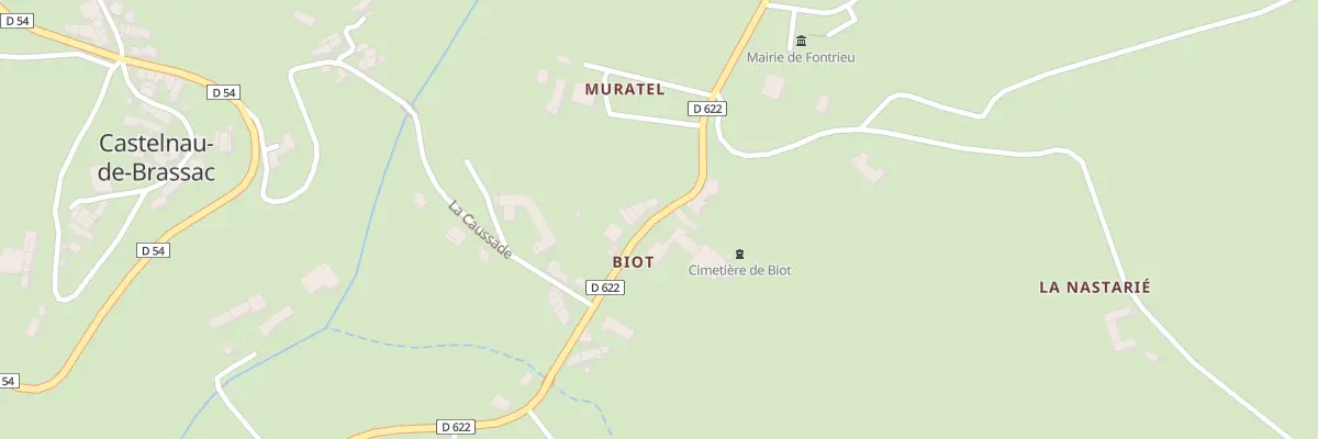 Plan du 5224 Biot à Fontrieu
