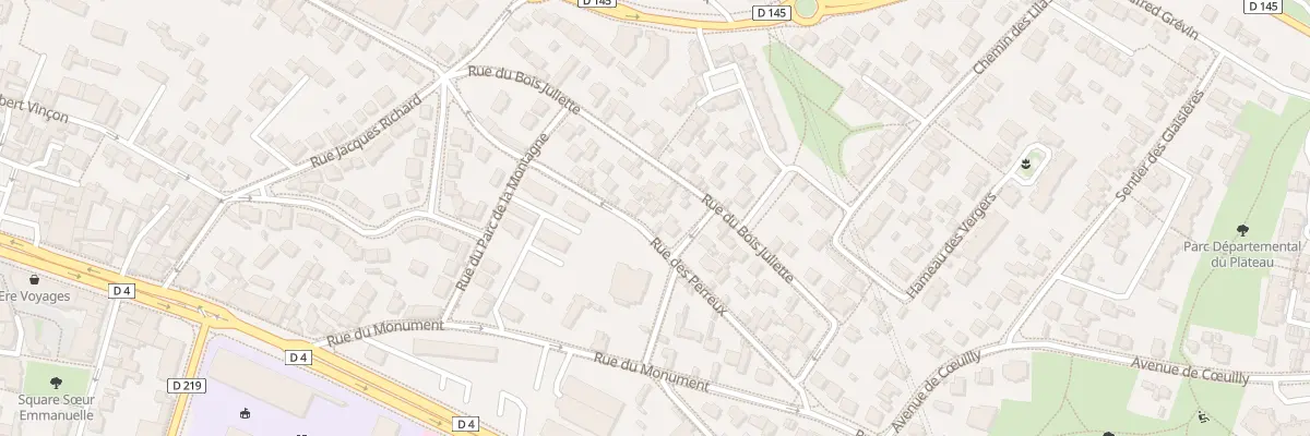 Plan du 19 Rue des Perreux à Champigny-sur-Marne
