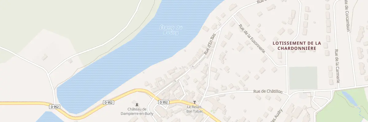 Plan du 17 Rue d’En Bas à Dampierre-en-Burly