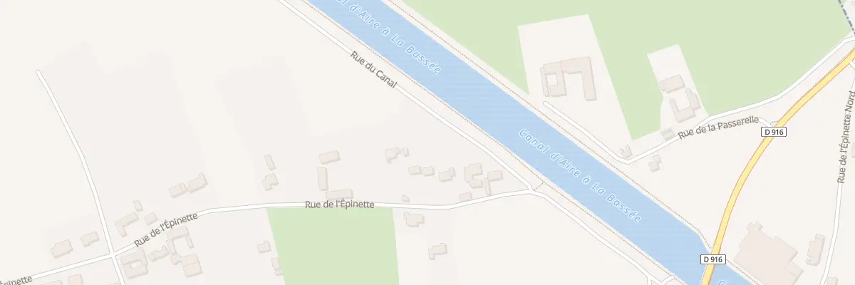 Plan du 893 Rue de l’Epinette Pierriere à Busnes