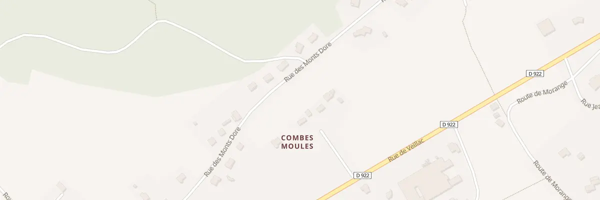 Plan du 6345 Rue des Monts Dore à Lanobre