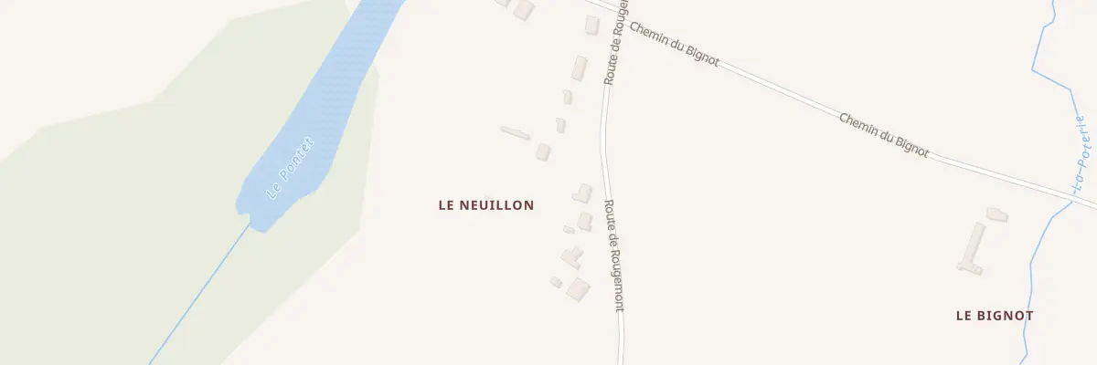 Plan du 5302 Le Neuillon à Noyers