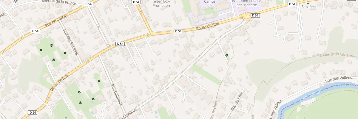 Plan du 73 Rue de Mandres à Brunoy