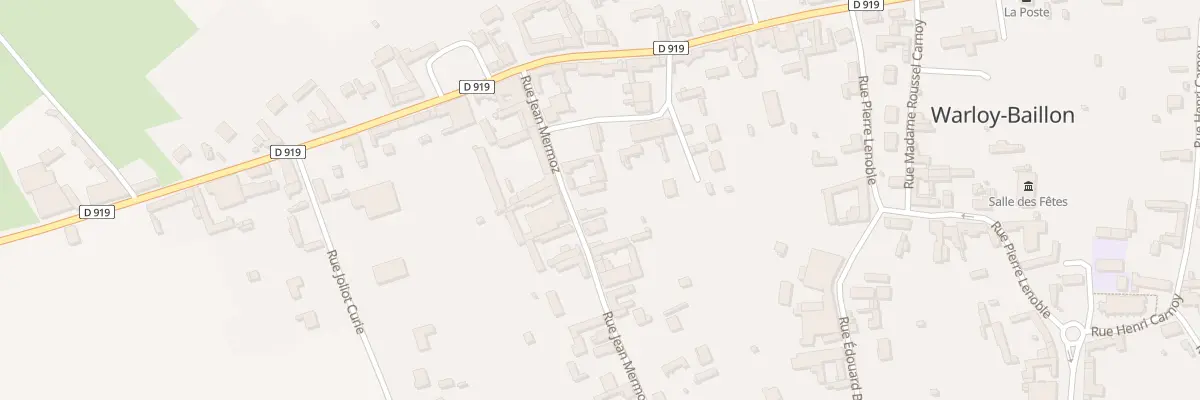 Plan du 14 Rue Jean Mermoz à Warloy-Baillon