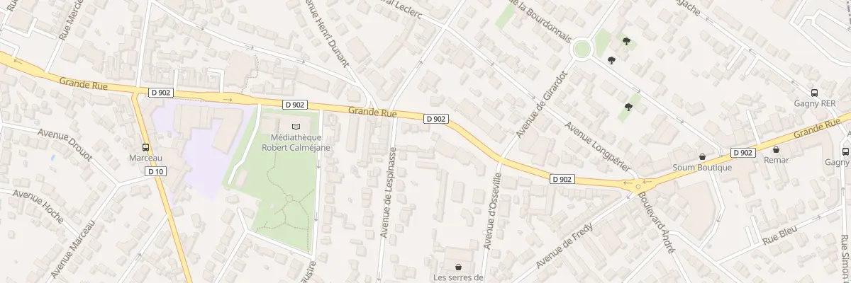 Plan du 128 Grande Rue à Villemomble