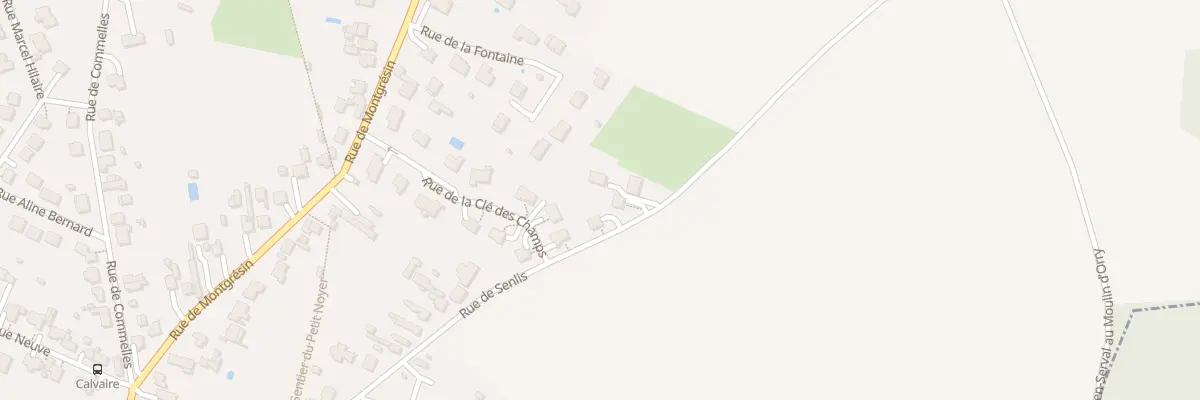 Plan du 45 Rue de Senlis à Orry-la-Ville