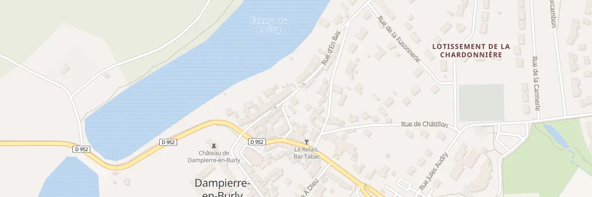 Plan du 12 Rue d’En Bas à Dampierre-en-Burly