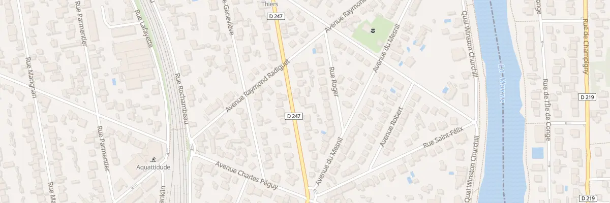 Plan du 14 Av Raymond Poincaré à Saint-Maur-des-Fossés