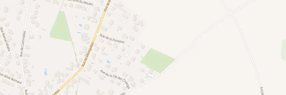 Plan du 9 Rue de la Fontaine à Orry-la-Ville