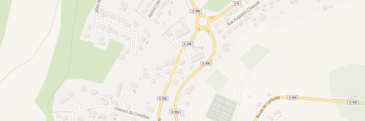 Plan du 28 Rue Pierre Marty à Vézac