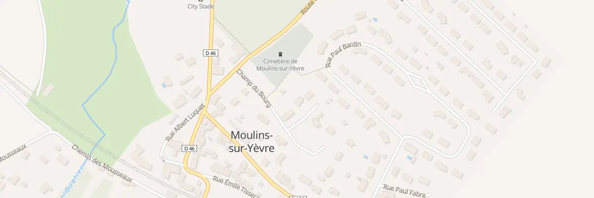 Plan du 9491 Champs du Bourg à Moulins-sur-Yèvre