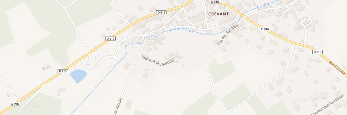 Plan du 3 Imp des Sarcines à Domérat