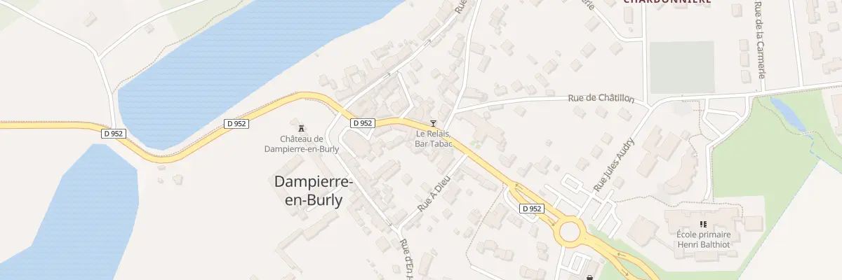 Plan du 27 N Rte Nationale à Dampierre-en-Burly