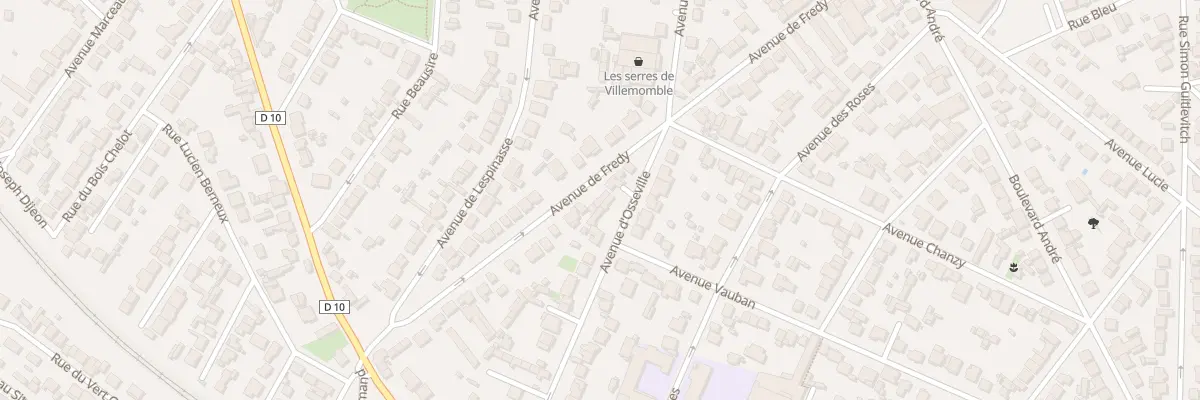Plan du 33 Av de Fredy à Villemomble
