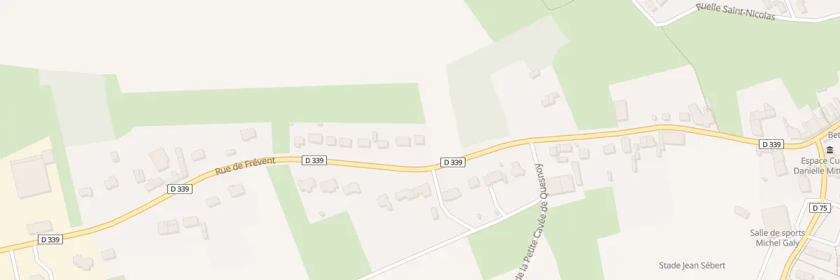 Plan du 356 Rue de Frévent à Avesnes-le-Comte