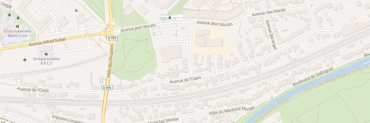 Plan du 3B Imp de l’Avenir à Sevran