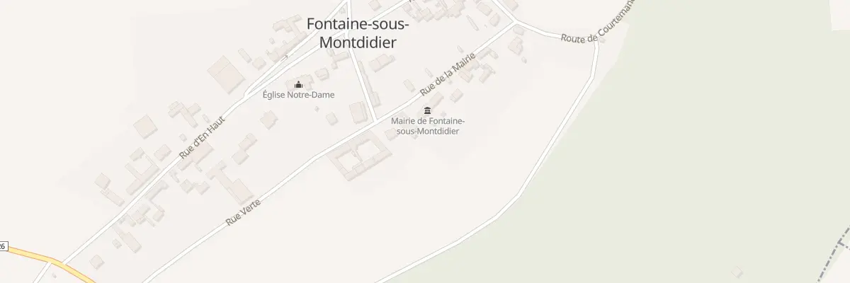 Plan du 20 Rue de la Mairie à Fontaine-sous-Montdidier