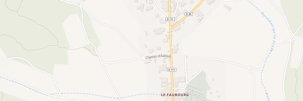 Plan du 2 Che d’Azéous à Laure-Minervois