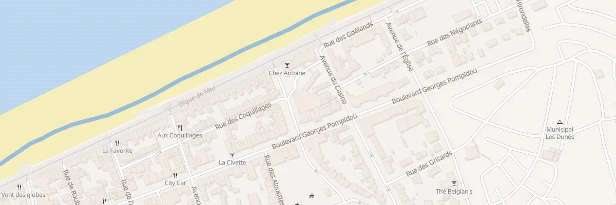 Plan du 46 Pl de l’Esplanade à Bray-Dunes