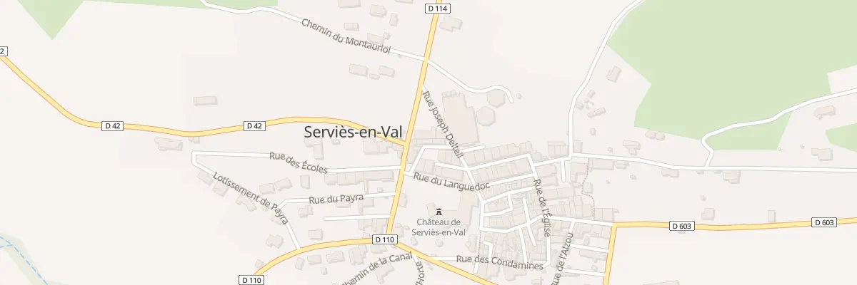 Plan du 6 Pl du Cabanac à Serviès-en-Val