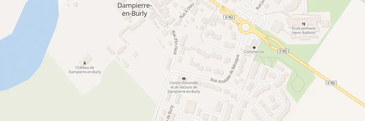 Plan du 29 Rue d’En Haut à Dampierre-en-Burly
