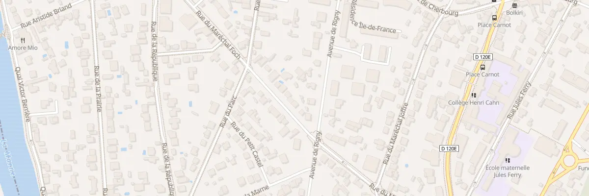 Plan du 28 Rue du Mal Foch à Bry-sur-Marne