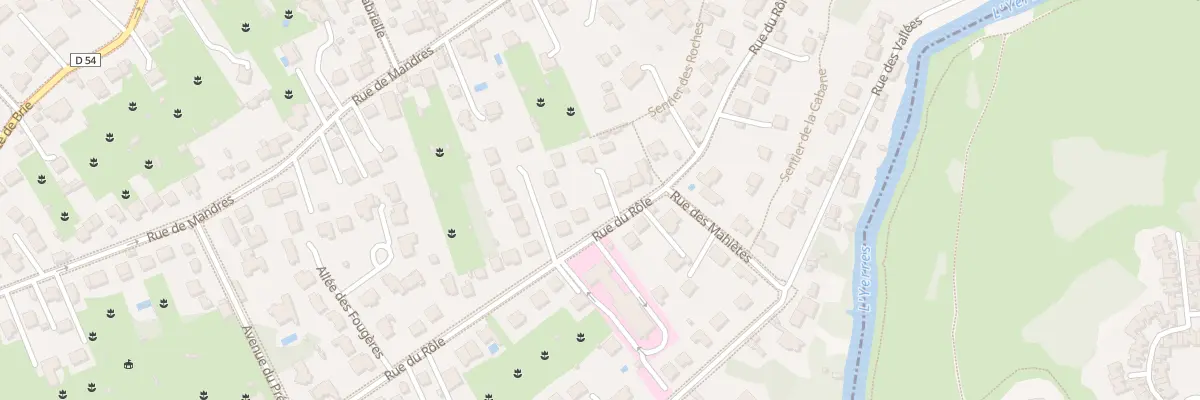 Plan du 85 Rue du Rôle à Brunoy