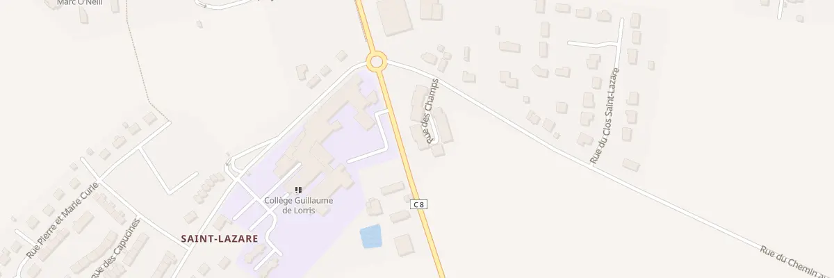 Plan du 28 Rue des Champs à Lorris