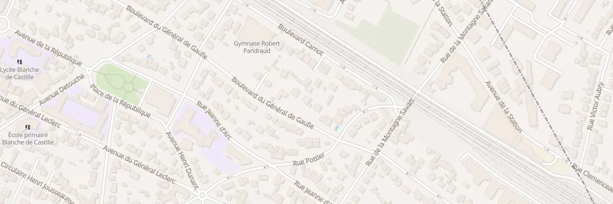 Plan du 71 Bd du Gen de Gaulle à Villemomble