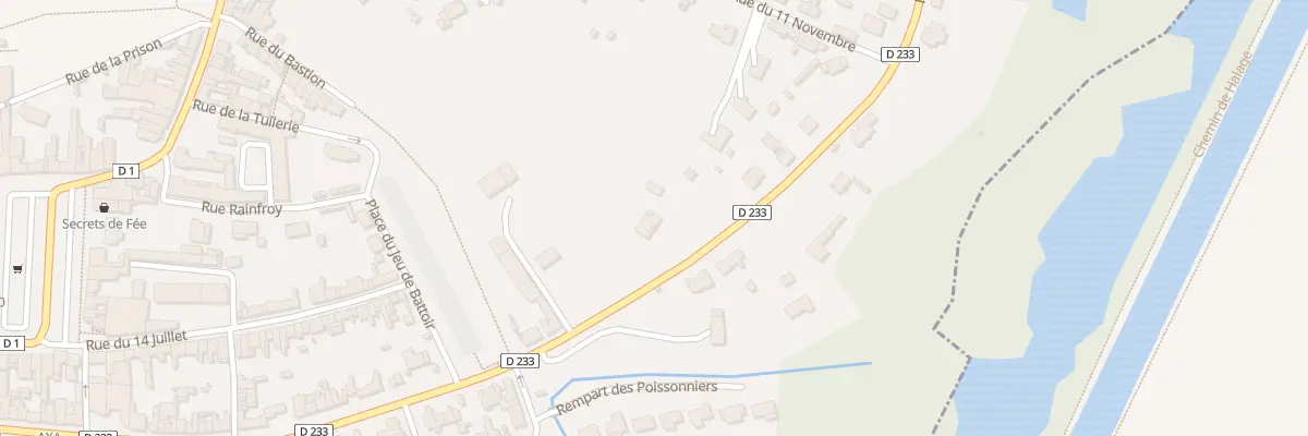 Plan du 3T Rue de la Barette à Corbie